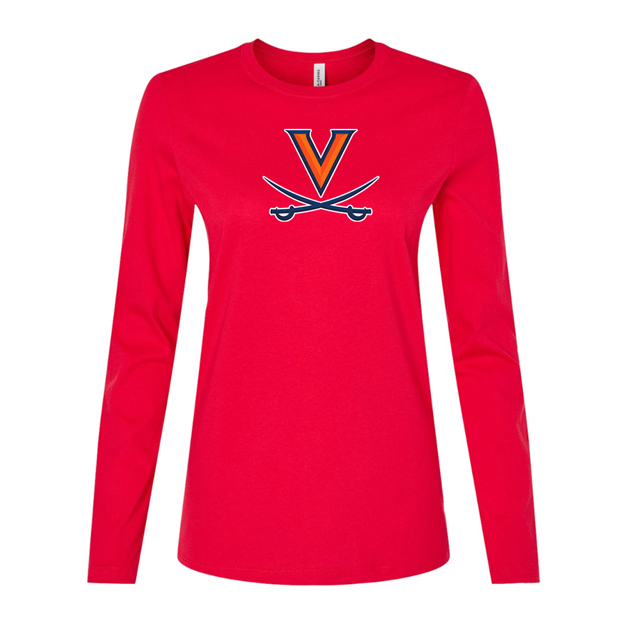Women's  Virginia Cavaliers Long Sleeve T-Shirt